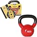 Sporting Goods : GoFit 15-Pound Red Kettlebell with Vinyl Coating, Iron Core Training DVD and Exercise Booklet