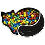 Sagaform Stoneware Black Cat Serving Bowl