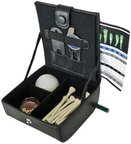 Bag Buddy - Personal Leather Golf Caddy - Black