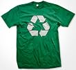 Recycle Sign T-shirt, Men's Environmental 'Go Green' Shirts (Many Colors Available)