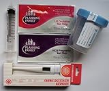 HOME SELF INSEMINATION KIT, 15 Ovulation Tests + 5 Pregnancy Tests + 4 Cups + 4 Syringes + C Digital Thermometer + FREE BBT Chart Download/ All Products are Sterile and Very Sensitive