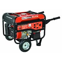 DuroMax Elite MX4500E 4,500 Watt 7 HP OHV 4-Cycle Gas Powered Portable Generator With Wheel Kit and Electric Start