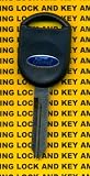 2002 FORD RANGER PICKUP BLUE FORD LOGO KEY