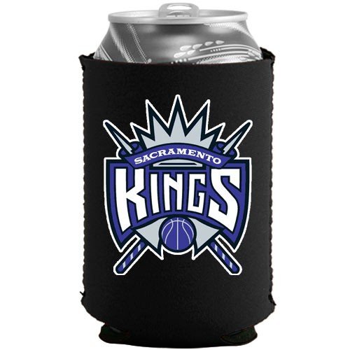 NBA Sacramento Kings Black Collapsible Can Coolie