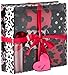 Betsey Johnson Women's Pretty In Pink Crew Socks Gift Box 7-Pack