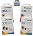 4 Pack Of Polaroid PIF-300 Instant Film for 300 Series Cameras + DBRoth Micro Fiber Cloth