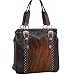 American West Wild Horses Collection Large Zip Top Carry All Hand Tooled