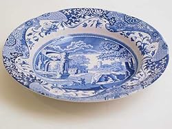 Spode Blue Italian Earthenware 9-Inch Soup Plate