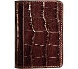 Men's Jack Georges Croco Card Holder 2706