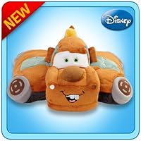 My Pillow Pets Authentic Disney Cars Tow Mater 18-Inch Folding Plush Pillow