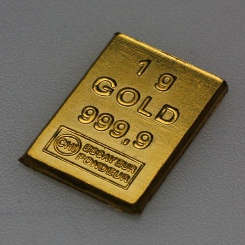 1 Gram Gold Bar - Valcambi Combibar Official 99.99% Pure Gold Bar