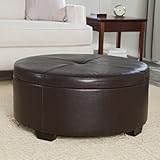 Corbett Coffee Table Storage Ottoman - Round