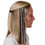 NFL St. Louis Rams Ladies Gold-Navy Blue Sports Extension Hair Clips -