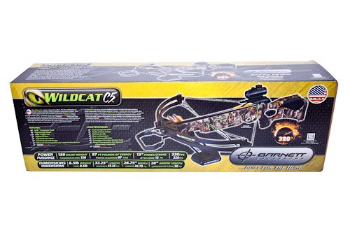 Barnett Wildcat C5 Crossbow Package (Quiver, 3 - 20-Inch Arrows and Premium Red Dot Sight)