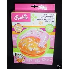 Barbie Flower Inflatable Chair 58cm x 73cm 73cm BNIB