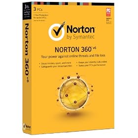 Norton 360 v6.0, 1 User, 3 PCs 1 Year Subscription (PC)