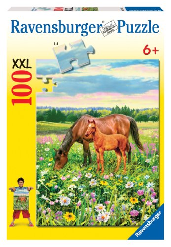Ravensburger HorseS Pasture - 100 Pieces Puzzle Ravensburger HorseS Pasture - 100 Pieces Puzzle