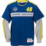 Chase Authentics Jimmie Johnson Long Sleeve Faux Layered Pit Crew Tee Youth (8-20)