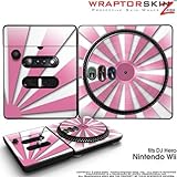DJ Hero Skin Rising Sun Pink fits Nintendo Wii DJ Heros (DJ HERO NOT INCLUD ....