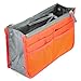 niceeshop(TM) Travel Makeup Insert Handbag Organiser Purse Large Liner Organizer Pouch Bag,Orange