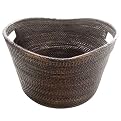 Happao Round Basket - Dark Weave (L)
