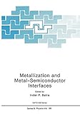 Metallization and metal-semiconductor interfaces
