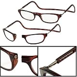 CliC Adjustable Front Connect Reader, 2.50 Strength, Tortoise Frame