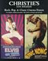 Rock, Pop, and Classic Cinema Posters (Christie's Los Angeles)