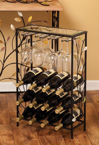 Metal Shell Leaves Wine Bar