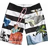 PIDGIN ORANGE COUNTRY BOARDSHORT MULTICOLOR 36W