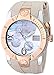 MULCO Unisex MW5-1877-113 ILUSION Crescent Analog Display Swiss Quartz Multifunctional Watch (Beige)