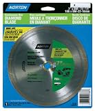Norton 2788 Diamond Saw Blade 7-Inch Dry or Wet Cutting Continuous Rim Saw Blade with 5/8-Inch or 7/8-Inch Arbor for Tile