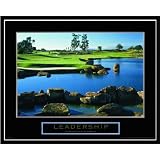 Leadership Golf Framed Motivational Poster