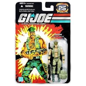G.I. JOE Hasbro 25th Anniversary 3 3 4 Wave 4 Action Figure Gung-Ho [Marine] by G. I. Joe