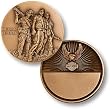 Vietnam Veteran, Harley-Davidson Engravable Bronze Antique Coin