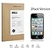 [2PACK, XOXO Mobile Premium Tempered Glass Screen Protector for Apple iPhone 4S / iPhone 4 - Real Tempered Glass - Scratch Proof - Oleophobic Coating - Ultra Crystal Clear - Easy to Install [2.5D Rounded Edges] [Super Thin 0.3mm]