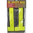Reflective Safety Vest W/16 Led Lights Blue W/Yellow Reflective