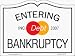 Entering Bankruptcy Car Magnet