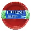 Preserve Plateware, Large, Tulip Red, 8-Count Packages (Pack of 4)
