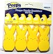 Peeps Novelty Candy Container, Set of 4, Yellow Bunnies (1 Set)