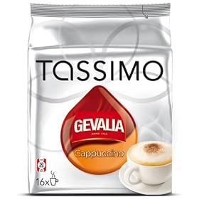 Tassimo Gevalia Cappuccino T-Disc (16 T-Disc, 8 Portions)