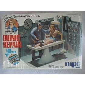 The Bionic Woman Bionic Repair Snap-Together Model Kit with Jaime Sommers (Lyndsay Wagner) and Oscar Goldman