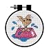 Learn-A-Craft for Kids - Perky Puppy Counted Cross Stitch Kit