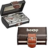 Spirit of St. Lois 4750-20BR Travel Suitcase Alarm Clock - Brown