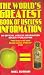Books : The World's Greatest Book of Useless Information: An Official Useless Information Society Publication