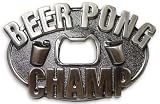 Beer Pong Champion Bottle Opener Belt Buckle