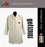 Ohio State Buckeyes Long Lab Coat from GelScrubs ( with Athletic Logo ) - B000BJHDXW