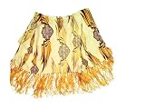 Harley Davidson Cream Flight with Tassels Micro-Fiber Scarf