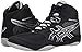 Asics Men's Snapdown Wide Wrestling Shoe, Black/Silver, 8.5 W US