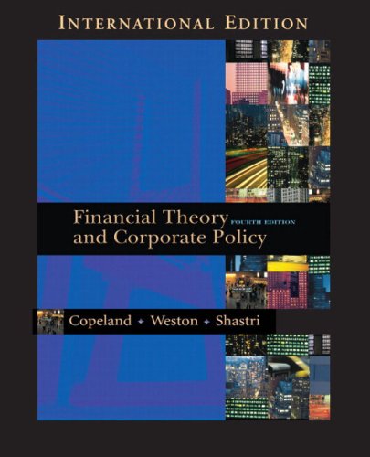 Childrens Toyshop  Books : Financial Theory and Corporate Policy